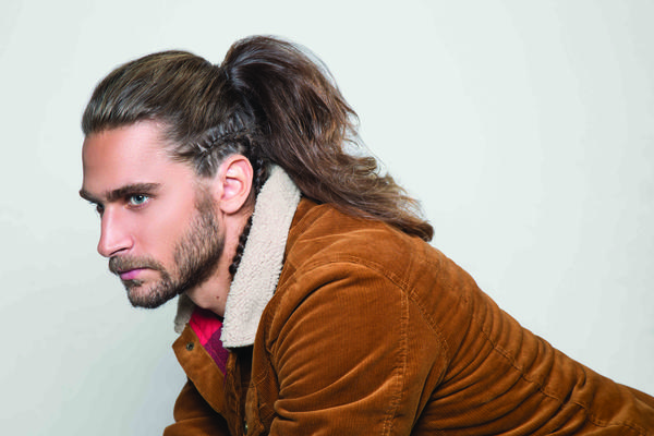 trança masculina lateral